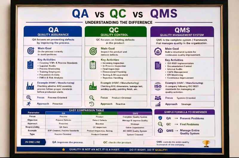 Quality Assurance, Quality Control, and the Laboratory Quality Management System